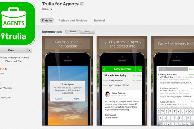 Trulia For Agents App