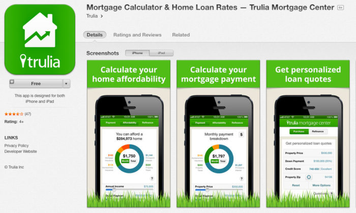 Trulia Mortgage App