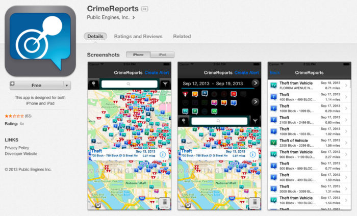 CrimeReports App